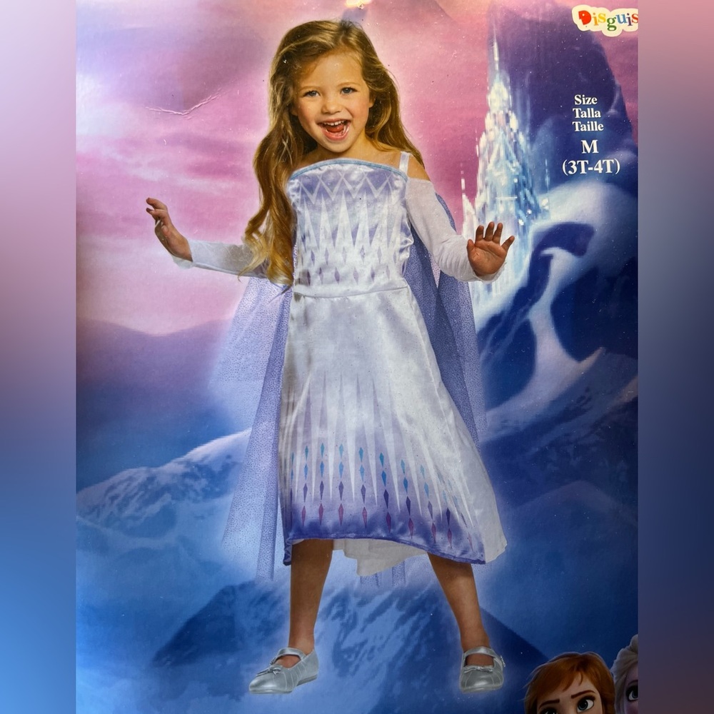 NWT Disguise Kids Frozen Costume - Blue and White